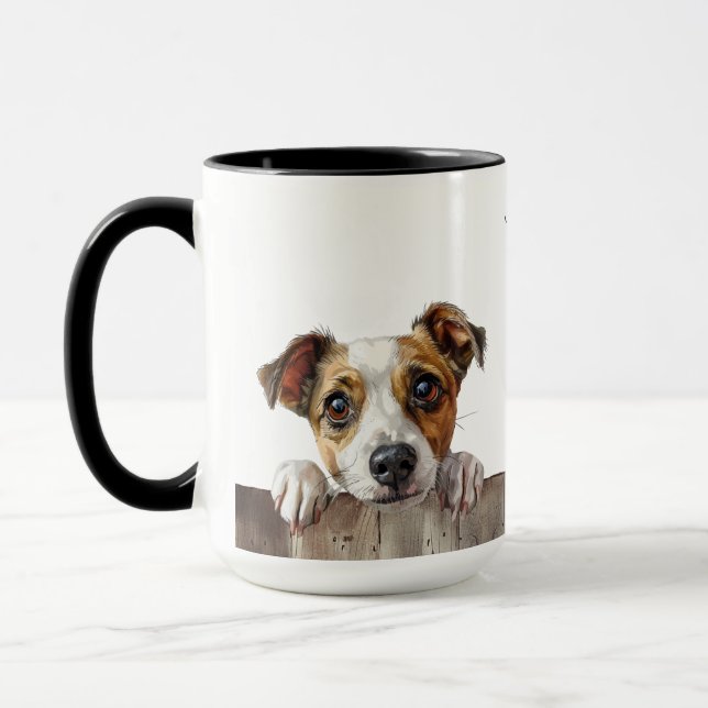 Caneca Jack Russel Terrier Dog Mug (Esquerda)