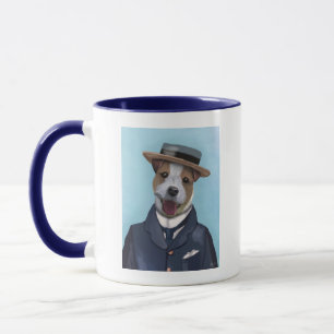 Caneca Jack Russell em Boater