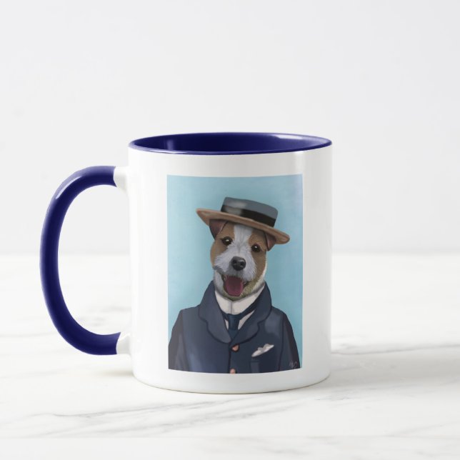 Caneca Jack Russell em Boater (Esquerda)