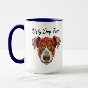 Caneca Jack Russell Terrier cara feia de cachorro
