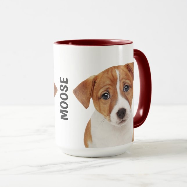 Caneca Jack Russell Terrier Personalizou Mug (Frente Esquerda)