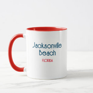 Caneca Jacksonville Beach Flórida Café Mug