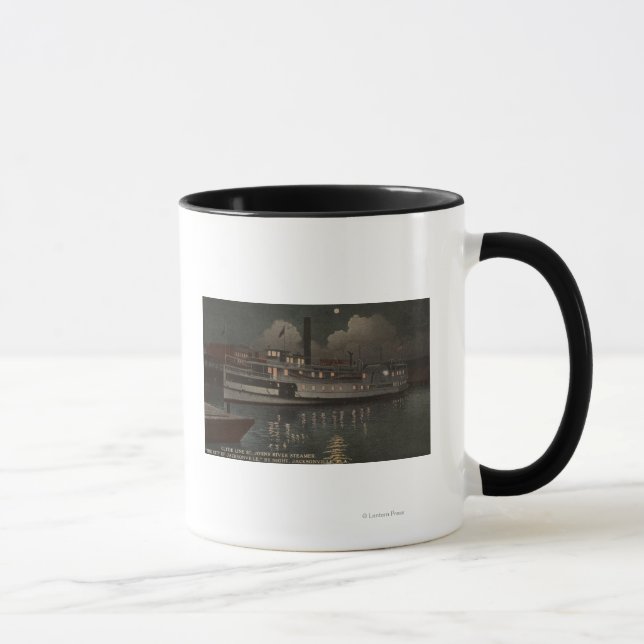 Caneca Jacksonville, FL - Ruas Noturnas do Rio Johns (Direita)