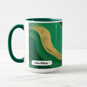 Caneca Jade Estética Moderna Esmeralda Surtida Mística