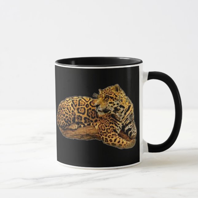 Caneca Jaguar Black Mug (Direita)