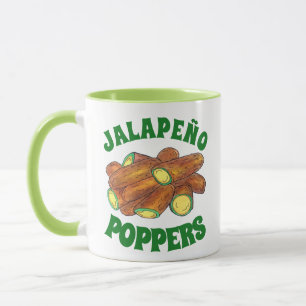Caneca Jalapeño Poppers Green Hot Jalapeno Pepper
