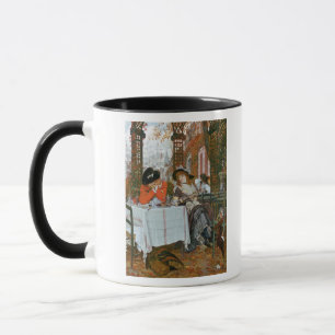 Caneca James Jacques Joseph Tissot um almoço