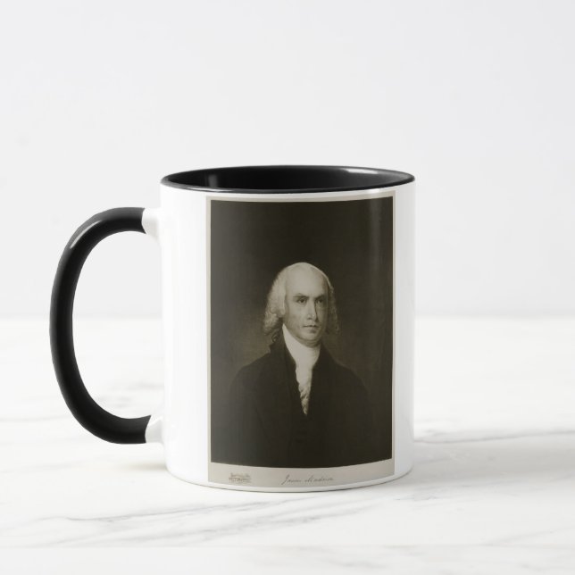 Caneca James Madison, 4o Presidente dos Estados Unidos (Esquerda)
