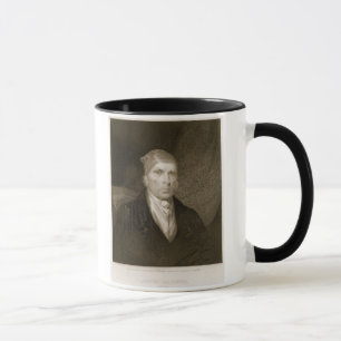 Caneca James Madison envelheceu 82, gravado por Thomas B.