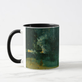 Caneca James Whistler - Noite em preto e Dourado