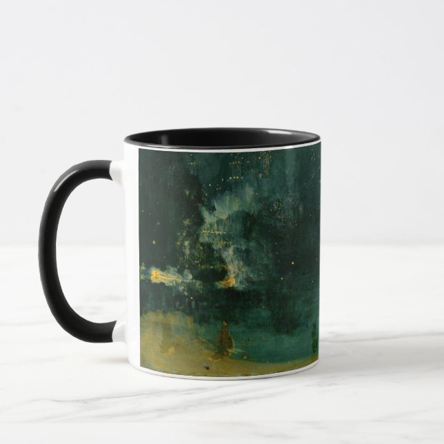 Caneca James Whistler - Noite em preto e Dourado (Esquerda)