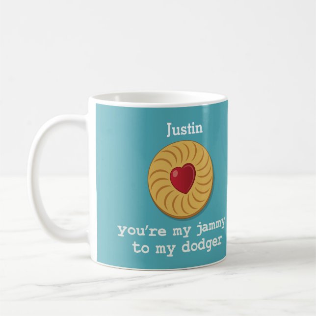 Caneca Jammy personalizada de Dodger (Esquerda)
