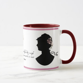Caneca Jane Austen da "caneca universal reconhecida