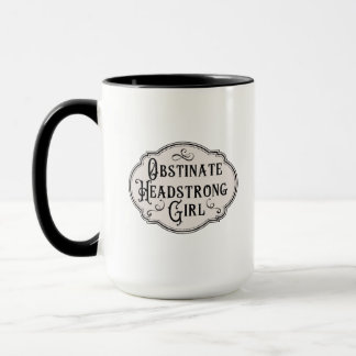 Caneca Jane Austen Obstinate Headstrong Girl