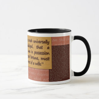 Caneca Jane Austin: Orgulho e preconceito