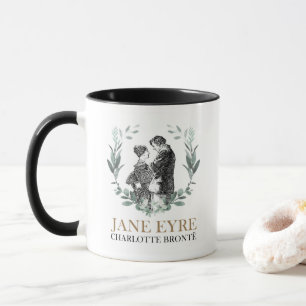 Caneca Jane Eyre e Edward Rochester com Wreath