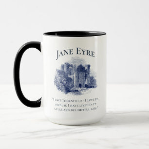 Caneca Jane Eyre - I Love Thornfield - Castle