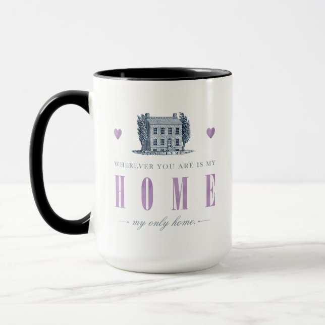Caneca Jane Eyre - Minha Única Casa - Casa (Esquerda)