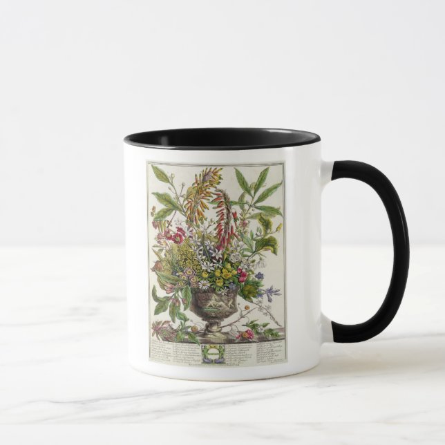Caneca Janeiro, do ` doze meses das flores (Direita)