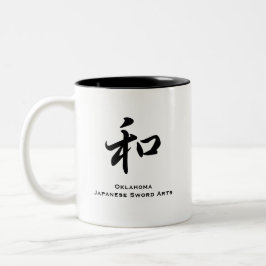 Caneca japonesa das artes da espada de Oklahoma
