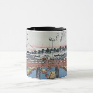 Caneca japonesa velha da arte do vintage