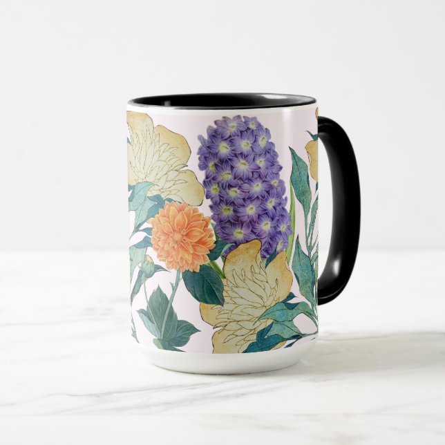 Caneca Jardim Botânico inspirado na Vintage (Frente Esquerda)
