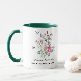 Caneca Jardim da mamãe personalizada