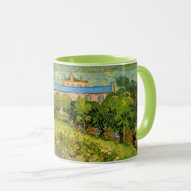 Caneca Jardim de Daubigny por Vincent van Gogh, Le Jardin (Frente Esquerda)