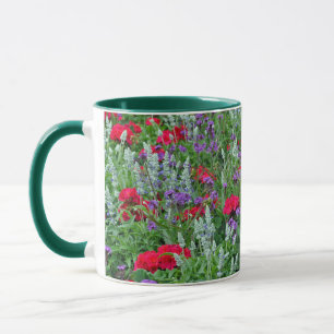 Caneca Jardim de primavera colorida
