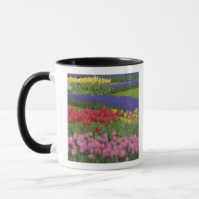 Caneca Jardim de tulipas, jacintos e (Esquerda)