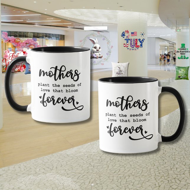 Caneca "Jardim do Amor" do Dia das Mães (Criador carregado)