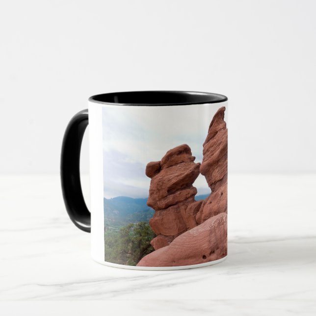 Caneca Jardim do Landmark de Deuses e Montanhas (Frente Esquerda)