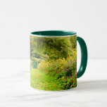 Caneca Jardim do Monet, beco do Monet, Giverny<br><div class="desc">O jardim de Monet e o belo Grande Allee nesta caneca. Foto do final do verão na França. Para suas próprias memórias de Giverny, sonhos de Giverny, ou como uma "caneca da visão" para ajudar a manifestar sua própria viagem lá! Também temos um mouse pad e outros produtos com essa...</div>