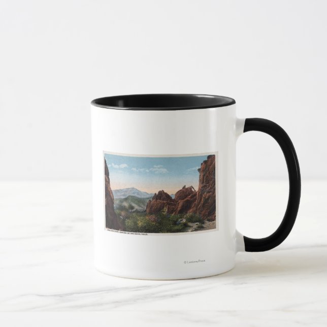 Caneca Jardim dos Deuses, Colorado - Selo e Urso (Direita)