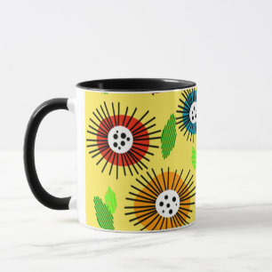 Caneca Jardim Flor Scandi