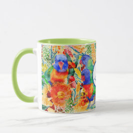 Caneca Jardim Personalizado de Lorique Rainbow