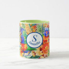 Caneca Jardim Personalizado de Lorique Rainbow