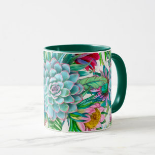 Caneca Jardim tropical