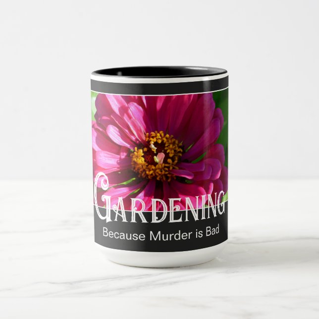 Caneca Jardinagem - Porque Assassinato é um mau ditado en (Centro)