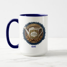 Caneca Jardineiro-Chefe | Relógio de Pulso Personalizado 