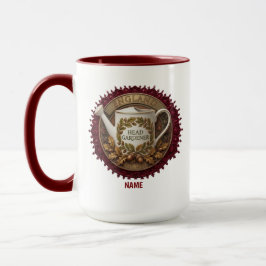 Caneca Jardineiro-Chefe | Relógio de Pulso Personalizado 