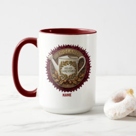 Caneca Jardineiro-Chefe | Relógio de Pulso Personalizado 