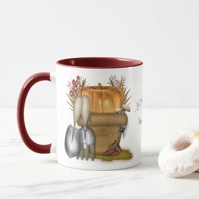 Caneca Jardineiro do outono (Com Donut)