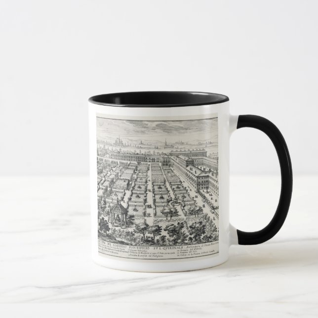 Caneca Jardins do Quirinale, 'de Li Giardini di ROM (Direita)