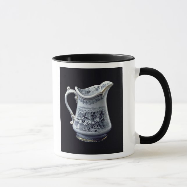 Caneca Jarro com uma descrição da carga do escocês (Direita)