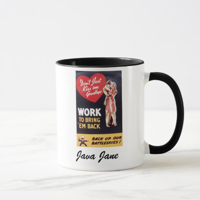 Caneca Java Jane "caneca do beijo" (Direita)