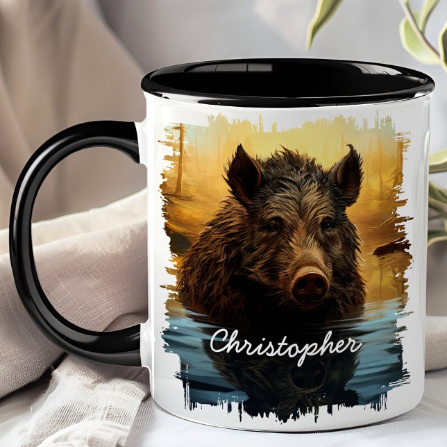 Caneca Javali junto ao Lago da Floresta (Criador carregado)