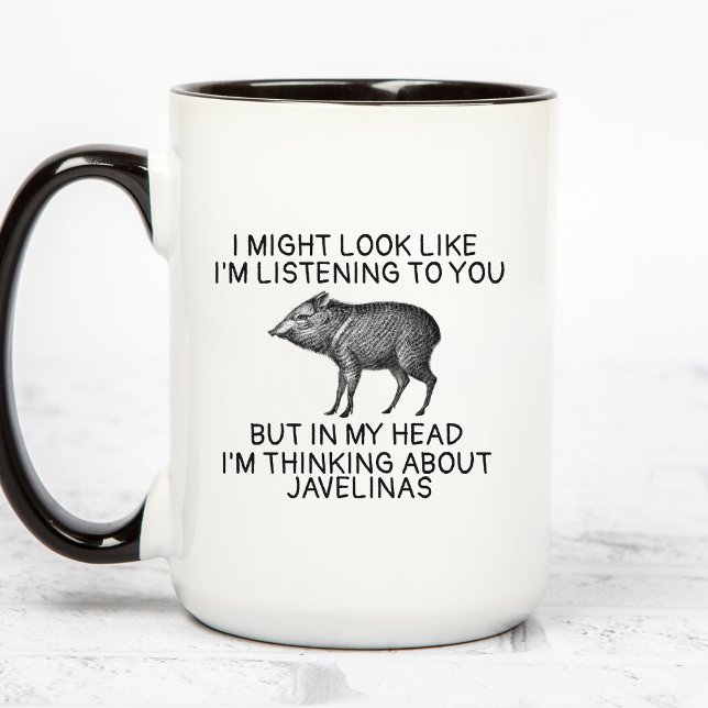 Caneca Javelina, Presentes Peccary, Café Divertido (Criador carregado)