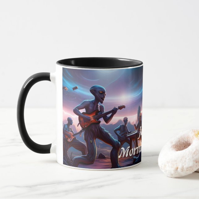 Caneca Jazzy's Morning Caffeine Personalizável (Com Donut)