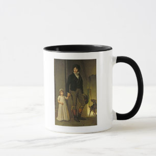 Caneca Jean-Baptiste Isabey e sua filha